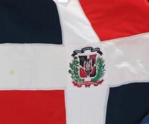 yapboz Dominik Cumhuriyeti bayrağı